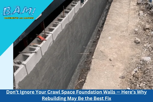 Signs your foundation wall may need repair — cracks, bowing, and water damage in Iowa homes