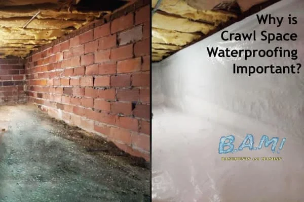 Crawl space encapsulation with vapor barrier — BAM Basements & Masons Iowa