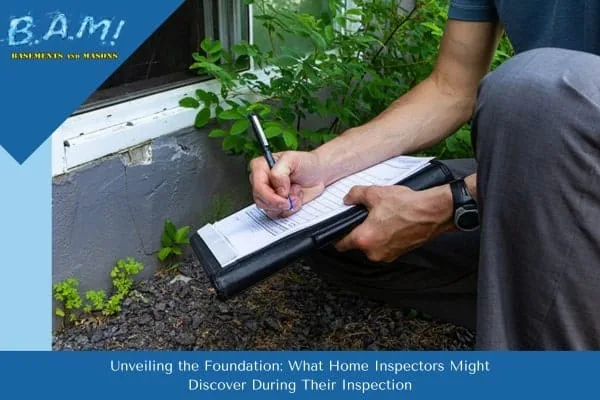 Foundation inspection — BAM Basements & Masons, Des Moines Iowa