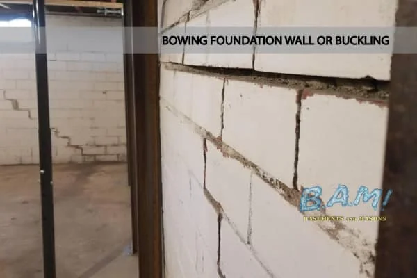 Foundation repair using carbon fiber straps and wall anchors — BAM Basements & Masons Des Moines Iowa