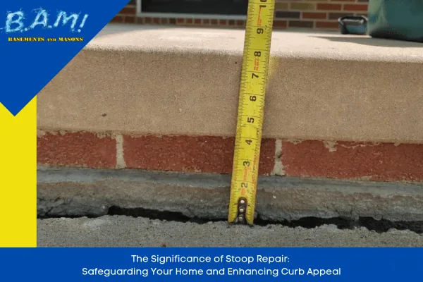Stoop repair and curb appeal — BAM Basements & Masons, Des Moines Iowa