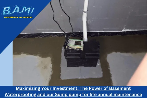Sump pump installation in Iowa basement — BAM Basements & Masons Des Moines